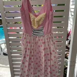 Vintage inspired by Jackie handmade dress little boo peep Medium